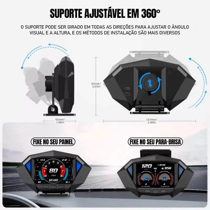 Scanner Dorn Odb2 Pressão Temperatura Velocidade Rpm.