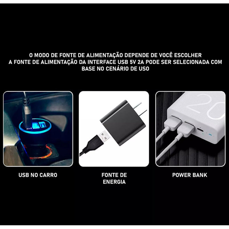 Tela Led Flexível 64x14cm Imagens E Textos Colorido 40w