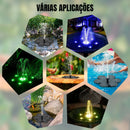 Chafariz Fonte De Água Energia Solar Submersível Decoração