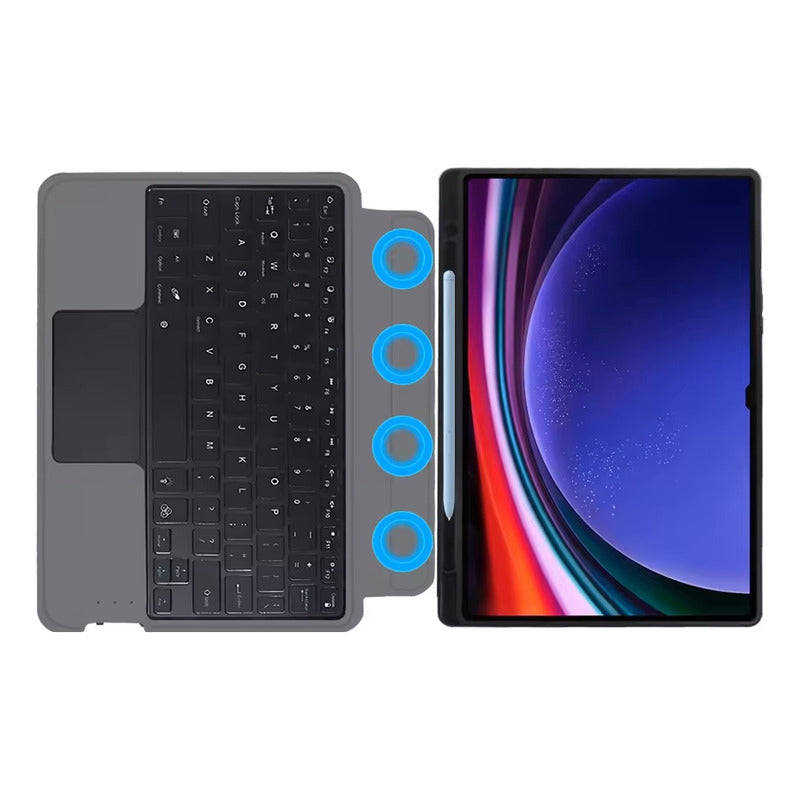 Teclado Dorn Magic Touchpad Para Samsung Tab S9 Fe
