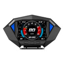 Computador de Bordo Dorn OBD2 Universal - HUD 2 em 1, Leitura de RPM, Temperatura, GPS e Alertas