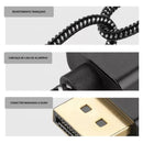 Cabo Adaptador Dorn Displayport Para Hdmi 8k 3m Preto