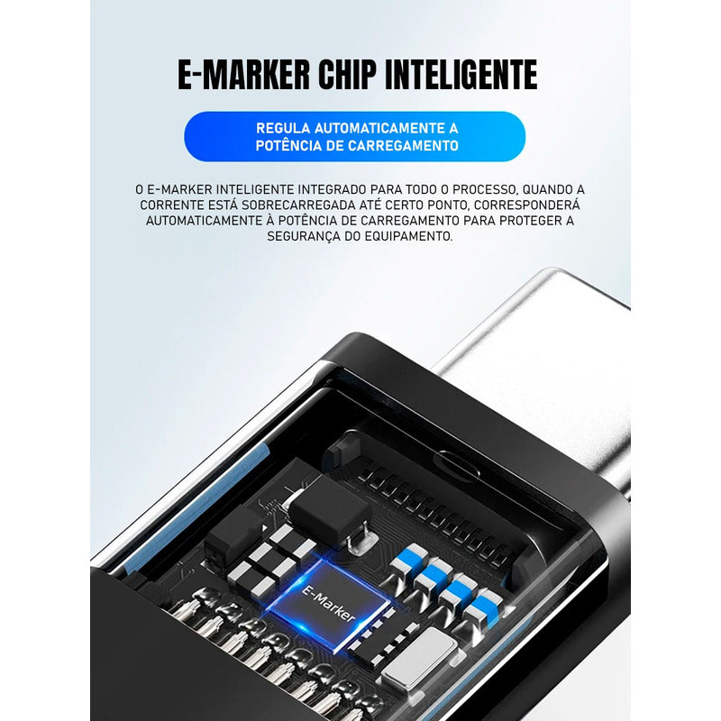 Cabo Dorn Thunderbolt 4 1m 8k@60hz Usb-c Ouro