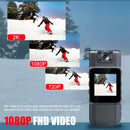 Câmera Corporal Dorn 2K HD com Visão Noturna - Lente 180°, IP65 e Gravação em Loop