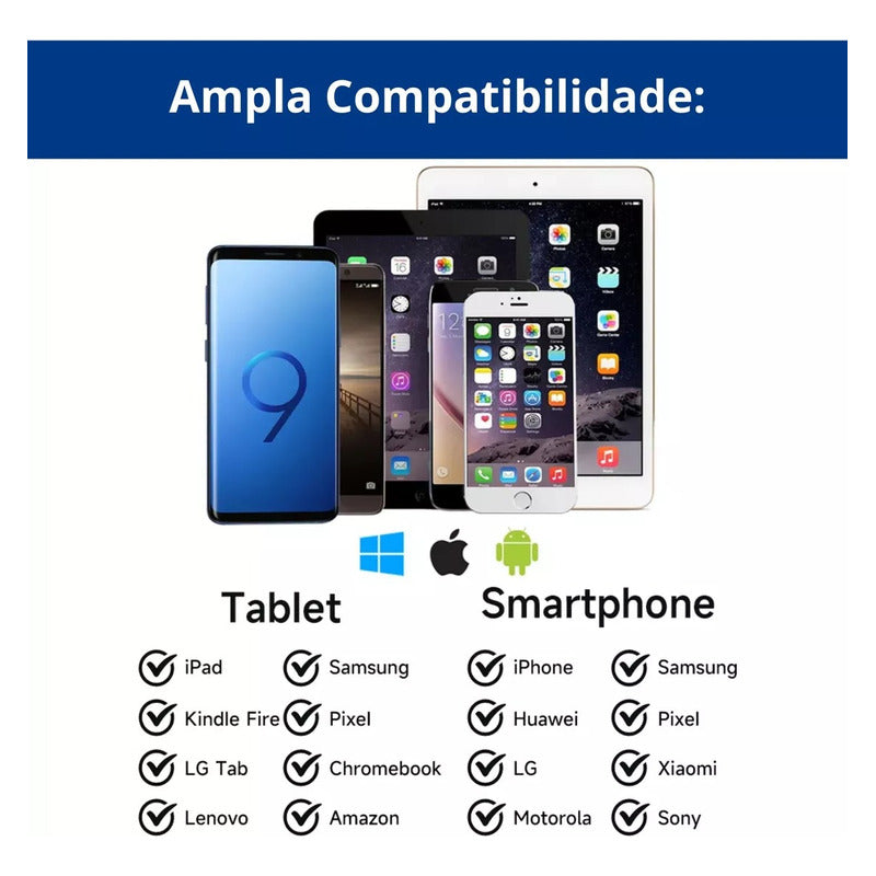 Caneta Stylus P7 Com Palm Rejection Para Android / iPad