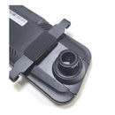 Câmera De Ré + Frontal Com Gravação Retrovisor 9 Polegadas