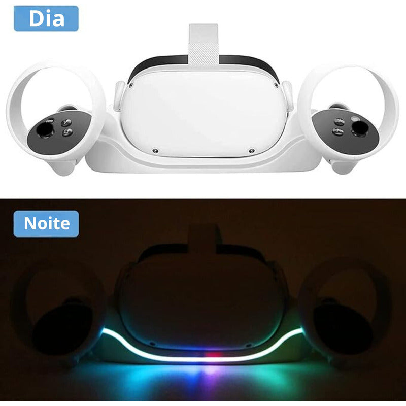 Suporte Stand De Carregamento Magnetico Para Oculus Quest 2