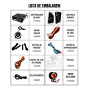 Kit de Partida Remota Dorn - Chave de Presença LCD, Senha no Vidro, Botão Start/Stop e Antifurto