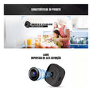Mini Câmera Wi-Fi Full HD 1080P Dorn - 120°, Visão Noturna e Alerta de Movimento