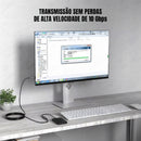 Cabo Extensor USB 3.0 Ativo Dorn - Fibra Óptica 10 Gbps, Sem Perda de Sinal para Webcam 4K/Streaming