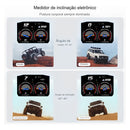 Computador de Bordo Dorn OBD2 Universal - HUD 2 em 1, Leitura de RPM, Temperatura, GPS e Alertas