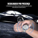 Kit Start Stop Partida Remota + Relógio Chave Keyless Preto