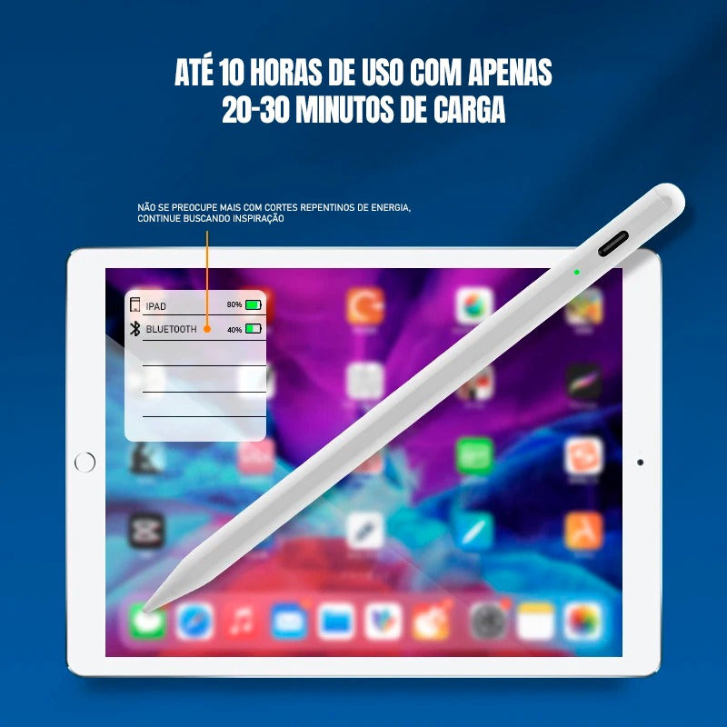 Caneta Stylus Com Palm Rejection Compativel iPad Ou Android