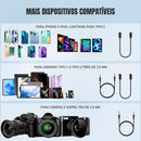 Kit Microfones Lapela Fxpro Universal Bluetooth + P2