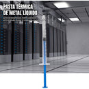 Pasta Térmica Dorn Metal Líquido Gallium - 128 W/m-K, Desempenho Extremo, Overclocking 5g