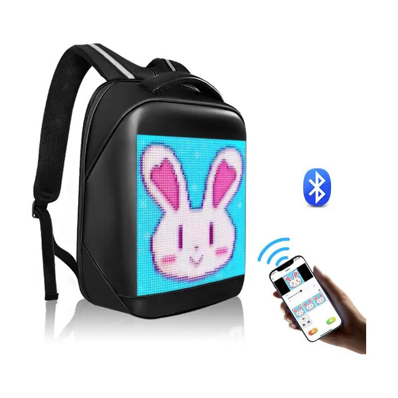 Mochila Virtua FX Com Tela Led Bluetooth Personalizável Via App