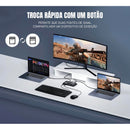 Switch KVM Dorn: Divida Portas e Monitores entre 2 Notebooks – 8K 60Hz e 4K 144Hz com Power Delivery 100W