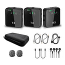 Kit Microfones Lapela Fxpro Universal Bluetooth + P2