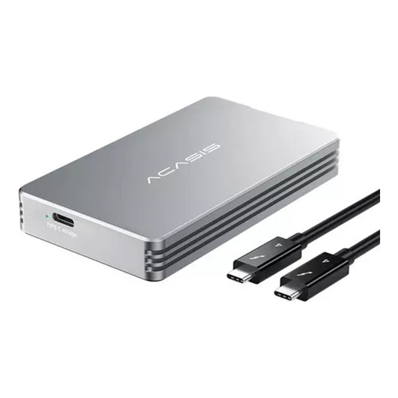 Case Externo Ssd Nvme M.2 Thunderbolt 3/4, Usb 4.0 40gbps