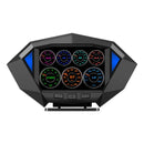 Computador de Bordo Dorn OBD2 Universal - HUD 2 em 1, Leitura de RPM, Temperatura, GPS e Alertas