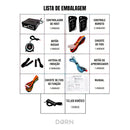 Kit de Partida Remota Dorn - Chave Canivete de Presença, Senha no Vidro e Botão Start/Stop