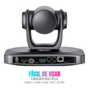 Câmera Robótica Ptz 4k 30x IA Dorn Hdmi Usb Sdi NdiHX2 POE - Ultra HD - Com Suporte