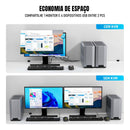 Switch KVM HDMI 8K@60Hz com 4 Portas USB 3.0 Dorn (Linha Benfei) - Para 2 PCs