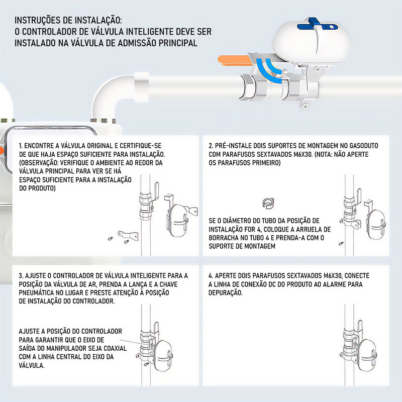 Válvula De Água Inteligente Wifi Irrigação De Jardim