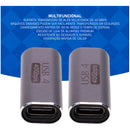 Emenda Usb 4 40gpbs Tipo-c Usb-c Fêmea Para Fêmea Adaptador