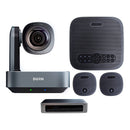 Sistema de Conferência Dorn 4K - Câmera PTZ 12x Zoom, Áudio HD, USB Plug & Play para Reuniões