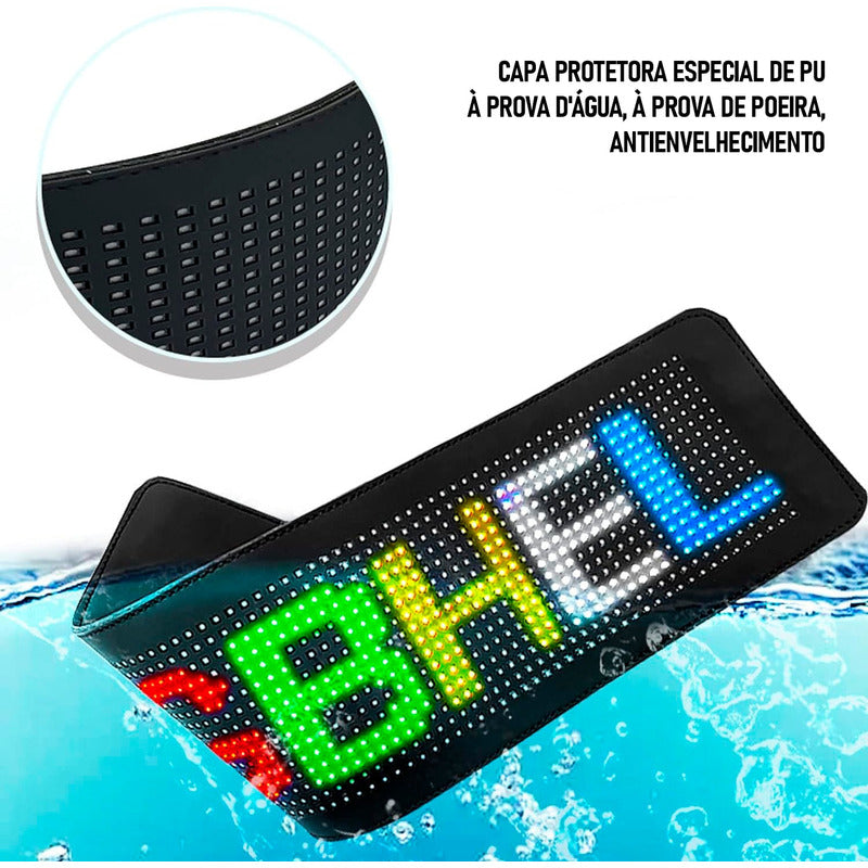 Painel de Led Flexível 39cm x 10cm RGB Bluetooth Virtua FX