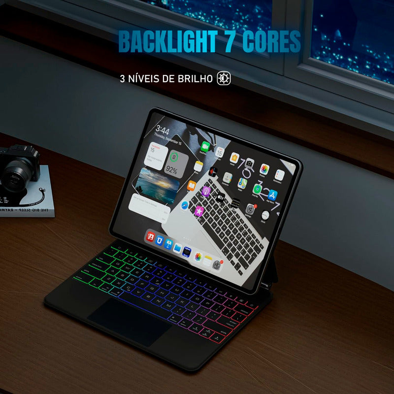 Teclado Dorn Magic Para iPad 12.9 Gen 3º 4º 5º 6º E Air 13