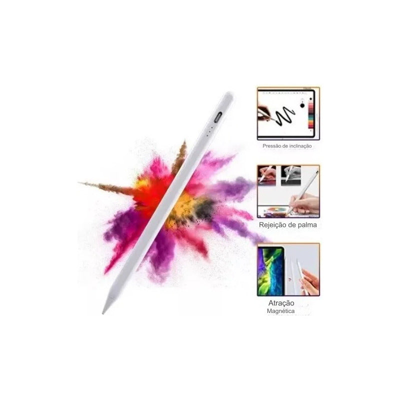 Caneta Stylus Com Palm Rejection Compativel iPad Ou Android