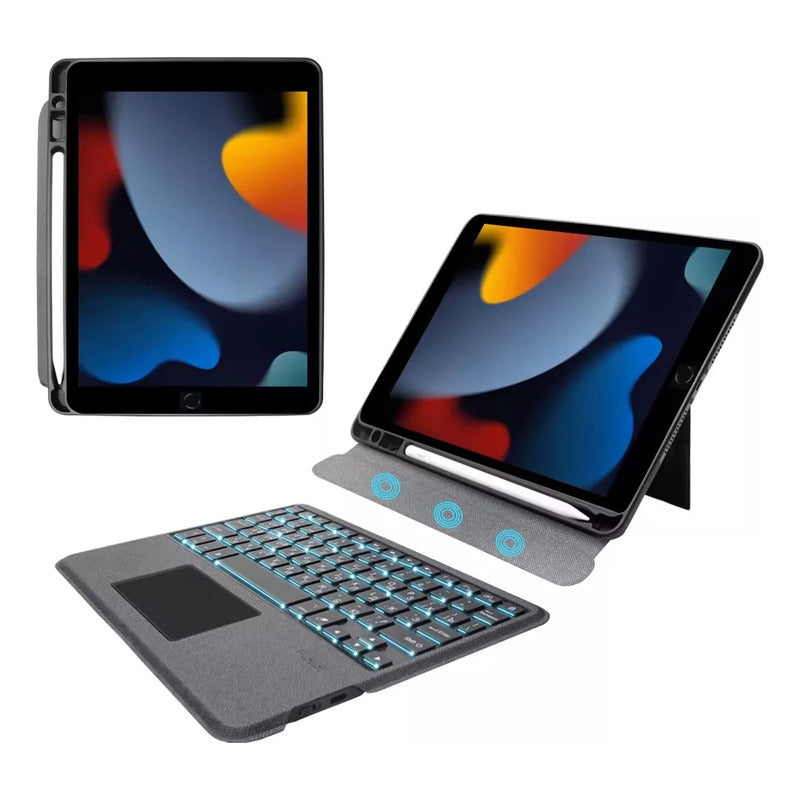 Teclado Dorn Magic 360 Para iPad 11 E 12.9 - Bluetooth Cor Pro129 - Para iPad Pro 12.9 E Air 13