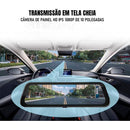 Câmera De Ré + Frontal Com Gravação Retrovisor 9 Polegadas