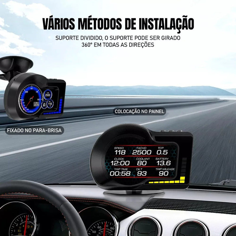 Medidor Dorn Digital Pressão E Temperatura Para Veículos