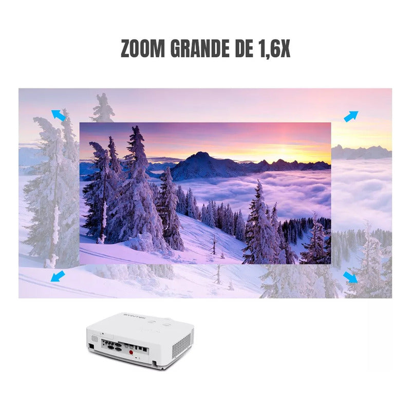 Projetor Byintek 5500 Lumens Ansi Led Dhp+ 3lcd Full Hd