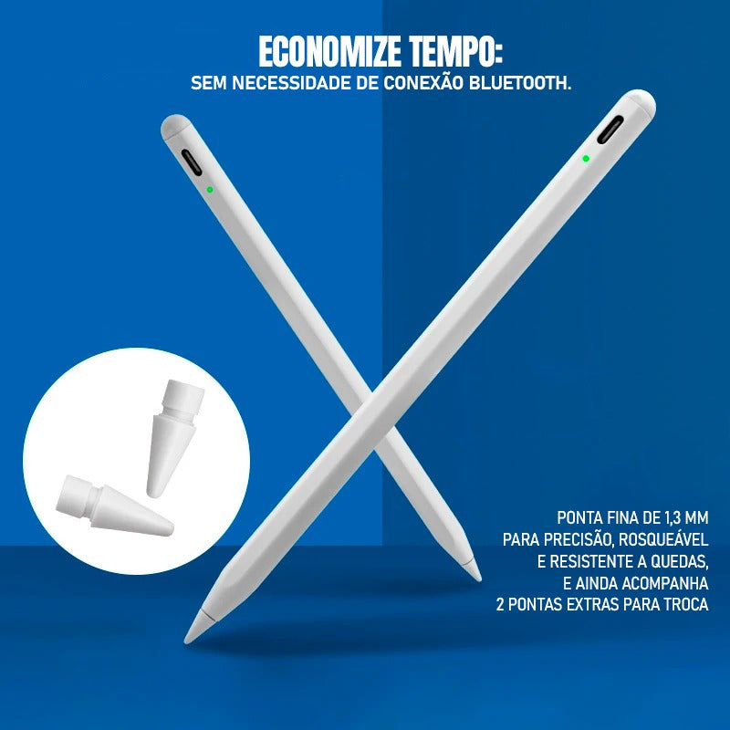 Caneta Stylus Com Palm Rejection Compativel iPad Ou Android