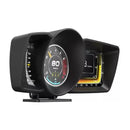 Computador de Bordo Dorn OBD2 Universal - HUD 2 em 1, Leitura de RPM, Temperatura, GPS e Alertas