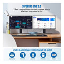 Switcher Hdmi Kvm Com Chaveamento 2x2 4k 60hz Dual Monitor