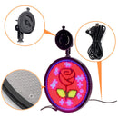 Letreiro Redondo de LED Virtua FX - 48x48 RGB, Controle Wi-Fi por App, Tela 9" e 12V/5V