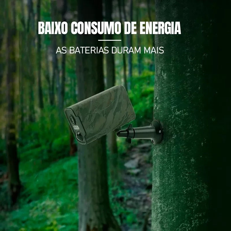 Câmera De Segurança Solar Wi-fi Full Hd 1080p 120° Noturna