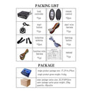 Kit Start Stop Partida Remota + Relógio Chave Keyless Preto