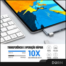 Hub Dorn Pro 6 Em 1 Usb-c Hdmi Sd/tf P2 Para iPad E Celular