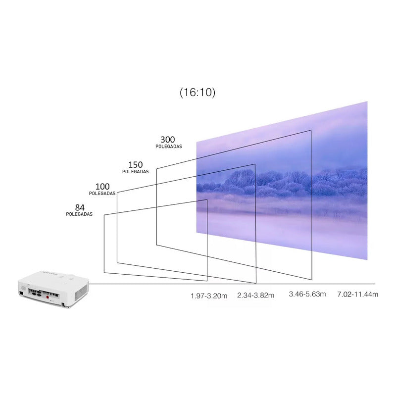 Projetor Byintek 5500 Lumens Ansi Led Dhp+ 3lcd Full Hd