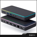 Hub 13 Em 1 Displaylink 4k 60hz Hdmi Displayport 100w