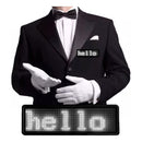 Mini Placa LED Virtua FX USB Personalizável - Crachá Digital, Bateria 25 Horas e Recarga Rápida