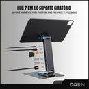Hub 7 Em 1 Suporte Usb C 4k Para iPad Pro 11 M4 2024