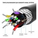Cabo Adaptador Dorn Displayport Para Hdmi 8k 3m Preto