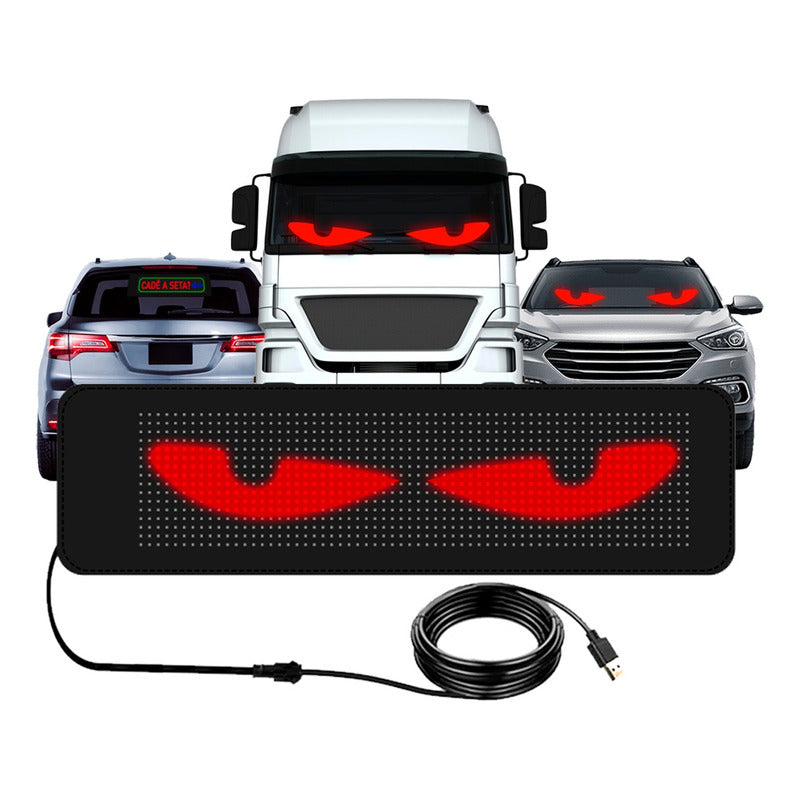 Painel Led Flexível Bluetooth 40w Colorido 39x10cm